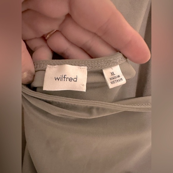 Aritzia Wilfred Smooth Matter Remedy Dress in Grey size XL - Picture 6 of 7